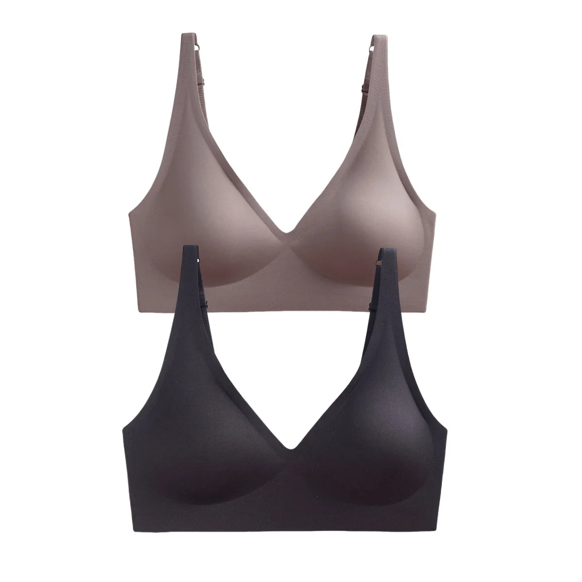 Pack de 2 sujetadores sin costuras con relleno