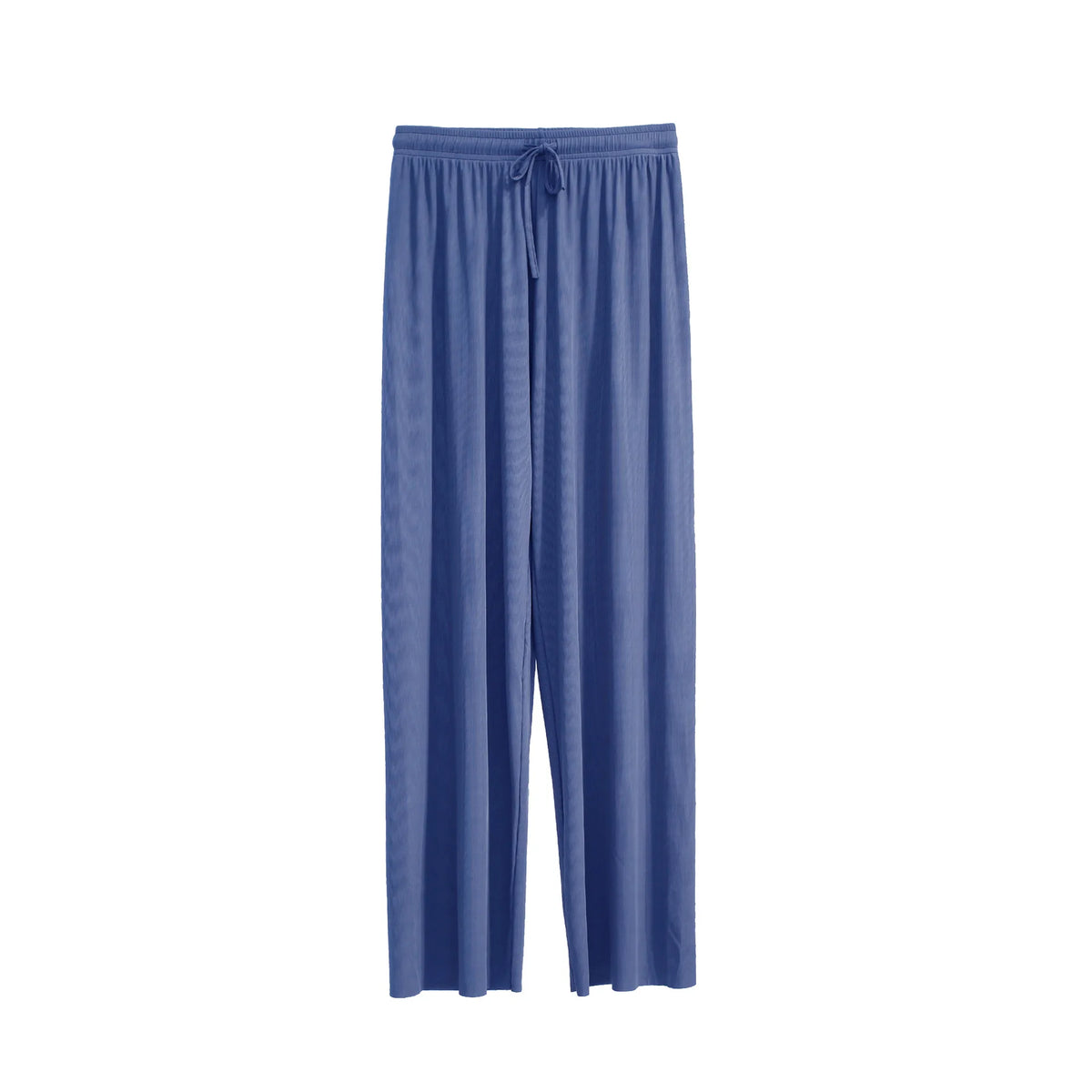 Pantalón ancho tobillero con cintura elástica