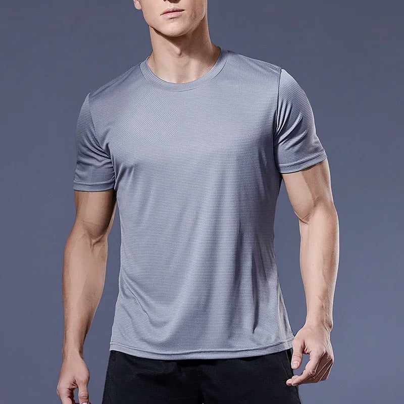 Camiseta técnica de manga corta para hombre