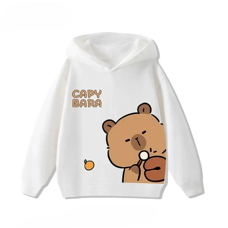 Sudadera infantil con capucha de capibara