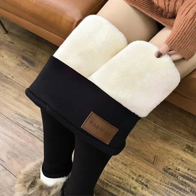 Leggings térmicos con forro de borreguito