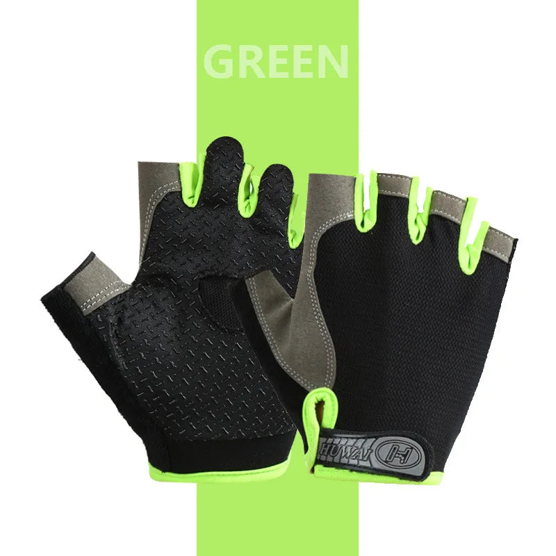 Guantes de gimnasio de medio dedo