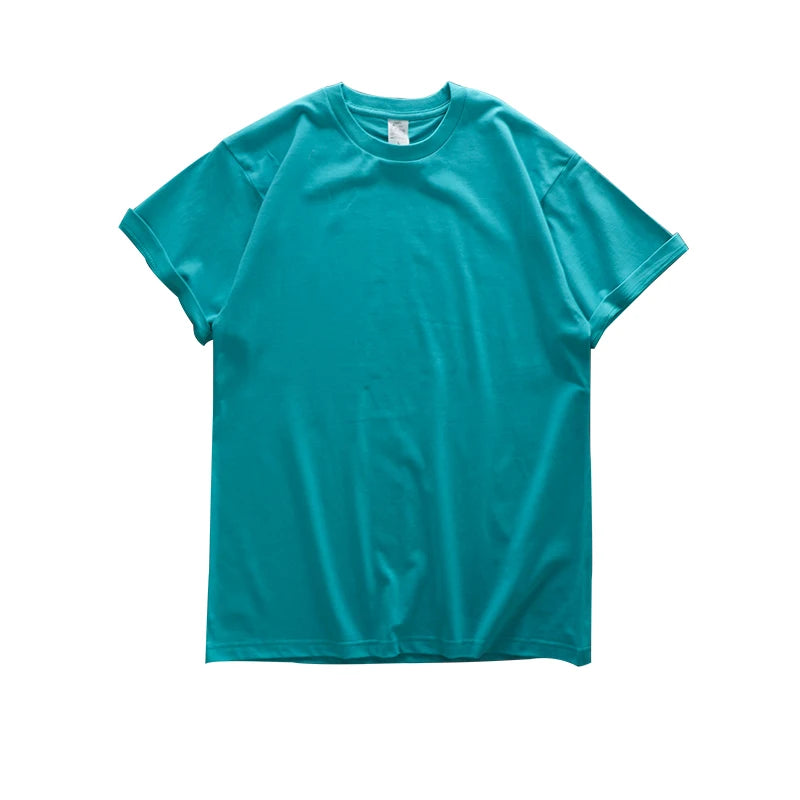 Camiseta oversize de algodón grueso para hombre