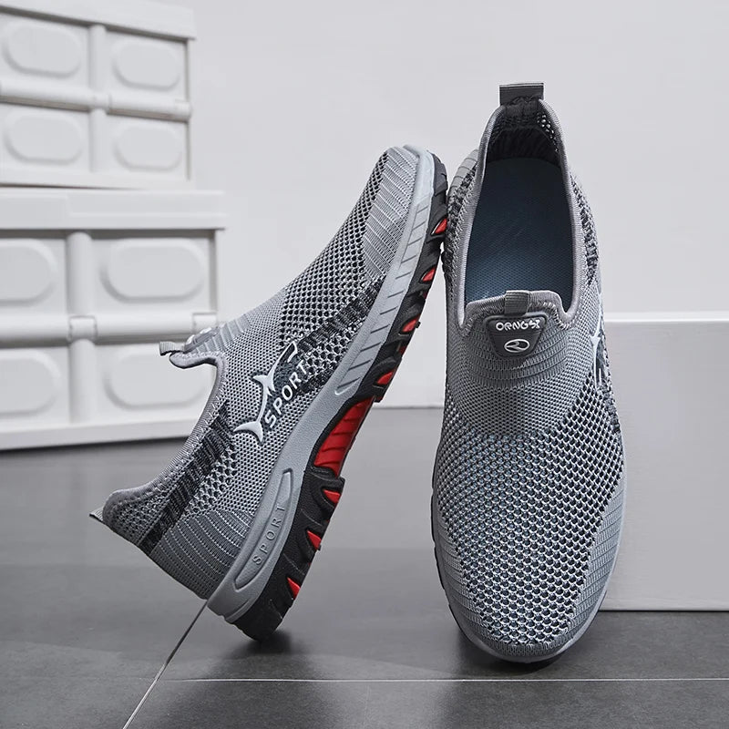 Zapatillas sin cordones ligeras para hombre