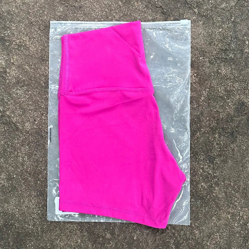 Shorts de yoga de cintura alta efecto realce