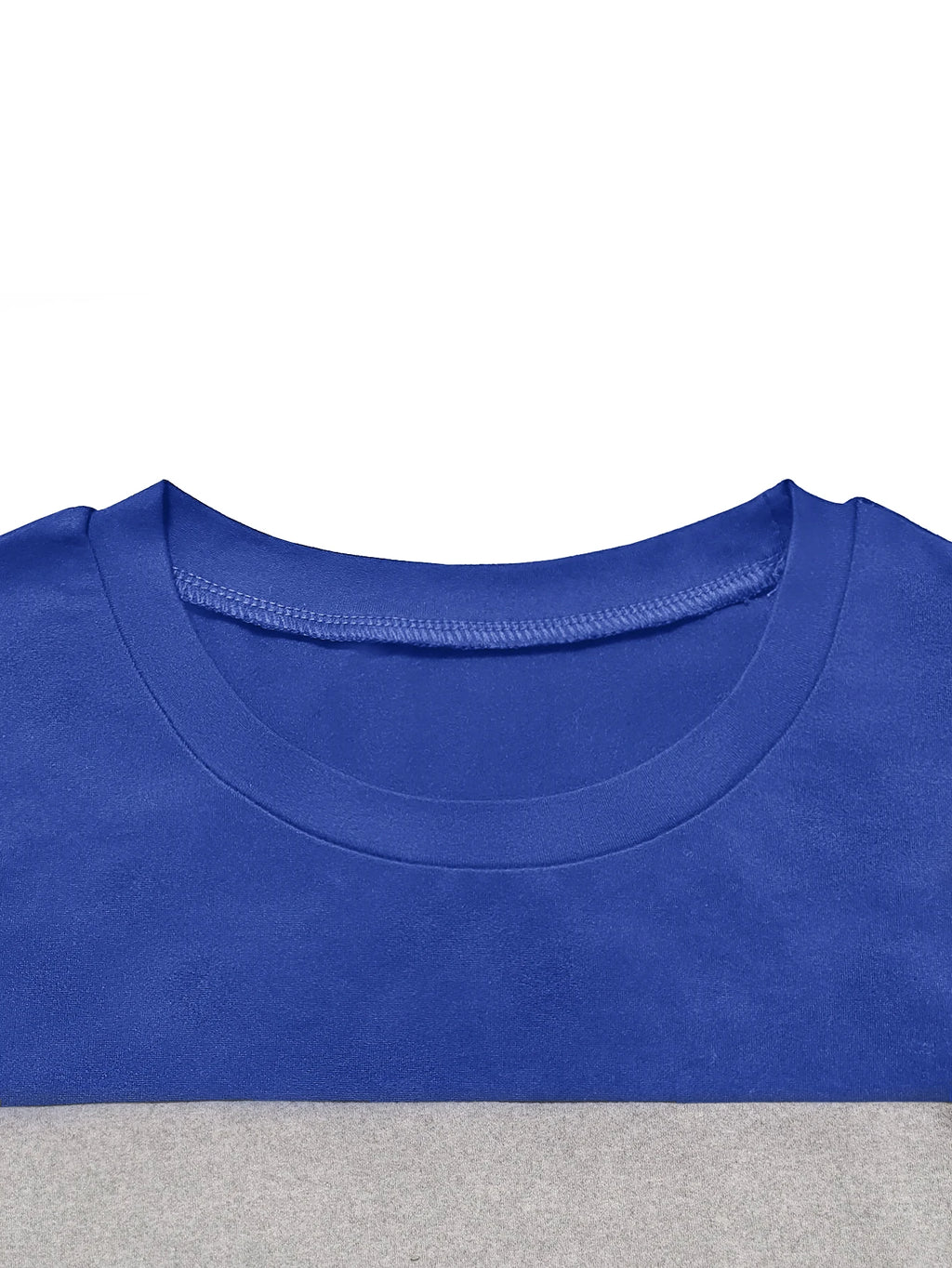 Conjunto casual de camiseta y pantalón bicolor