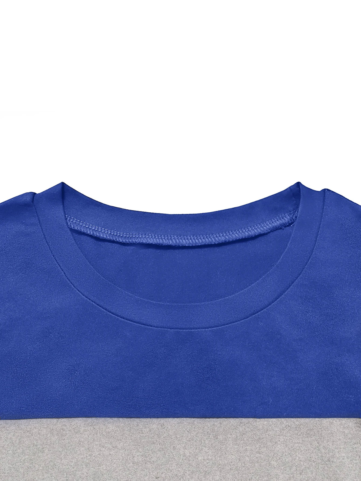 Conjunto casual de camiseta y pantalón bicolor