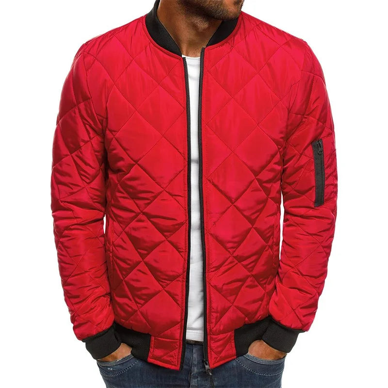 Chaqueta ligera estilo bomber vintage para hombre