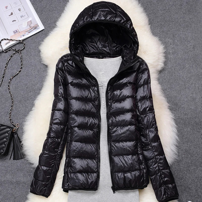 Chaqueta acolchada ultraligera para mujer (tallas grandes)