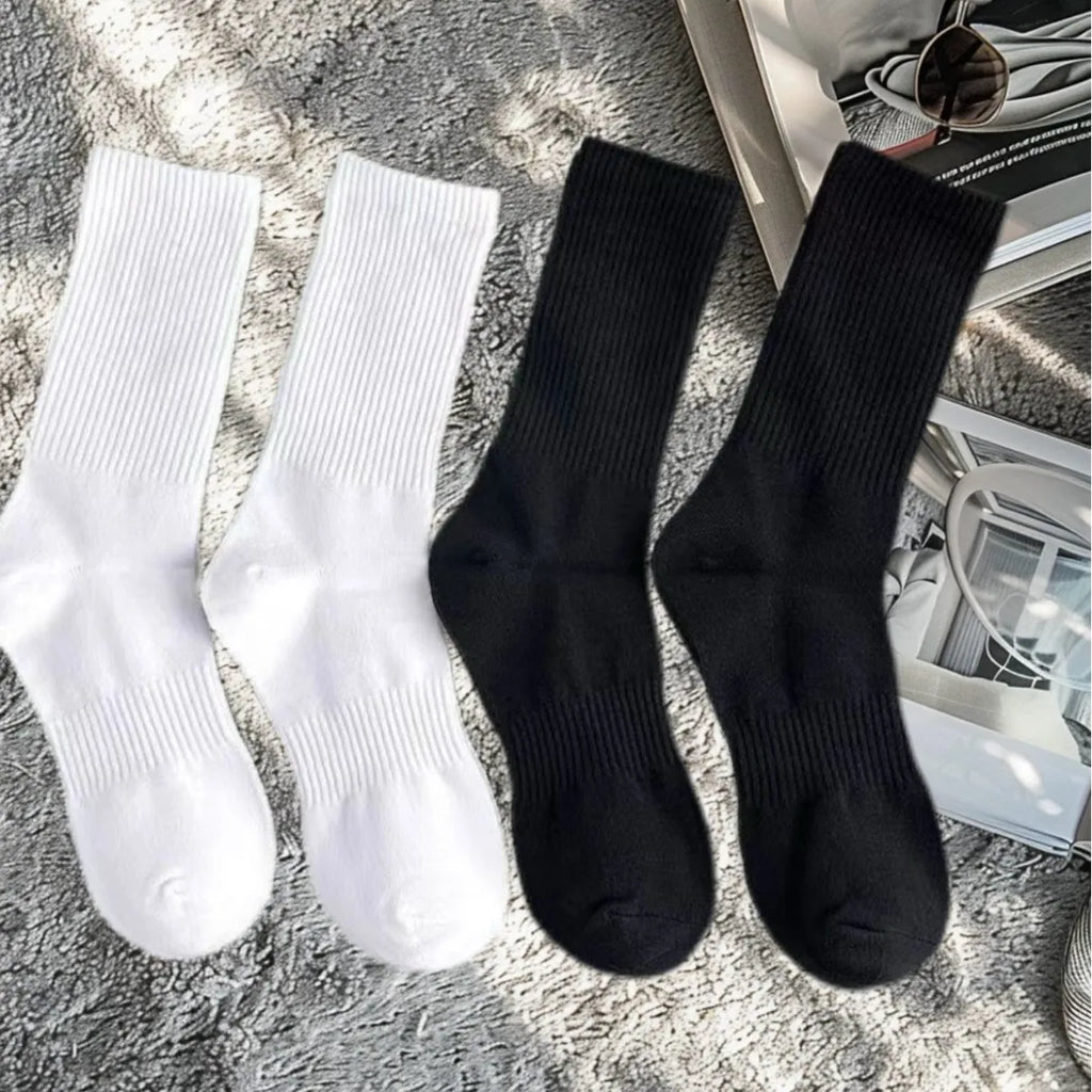 Pack de calcetines altos de algodón para hombre (10 o 20 pares)
