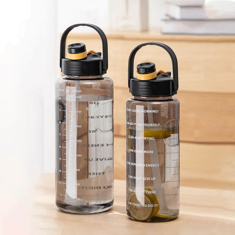 Botella de agua deportiva de gran capacidad