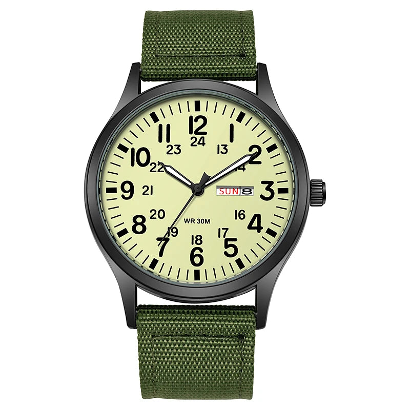 Reloj de campo TPW con correa de tela