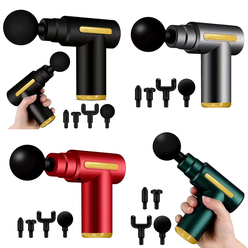 Pistola de masaje muscular portátil
