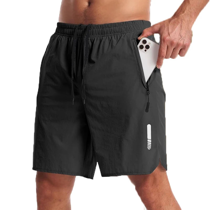 Pantalón corto deportivo elástico para hombre