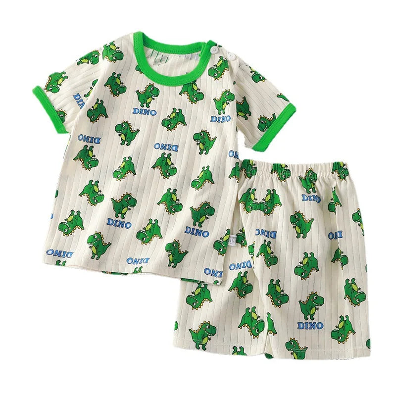 Conjunto bebé camiseta y short de algodón (2 piezas)