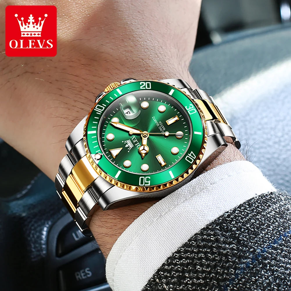 Reloj OLEVS 5885 de cuarzo con calendario