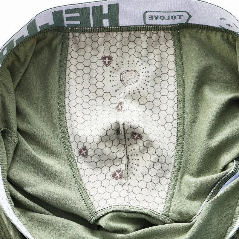 Calzoncillo bóxer de algodón para hombre