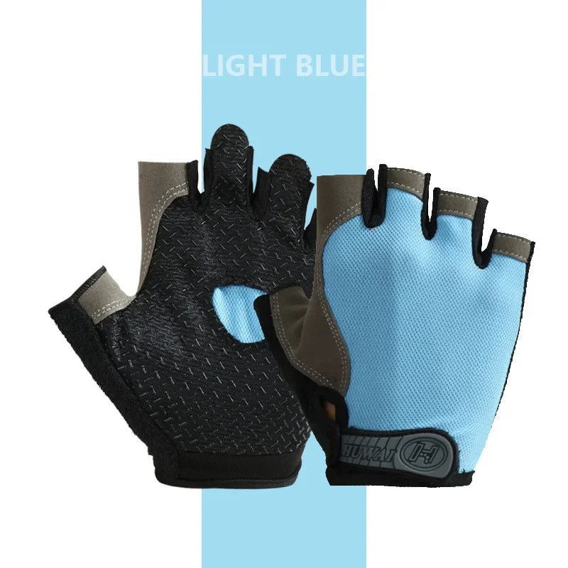 Guantes de gimnasio de medio dedo