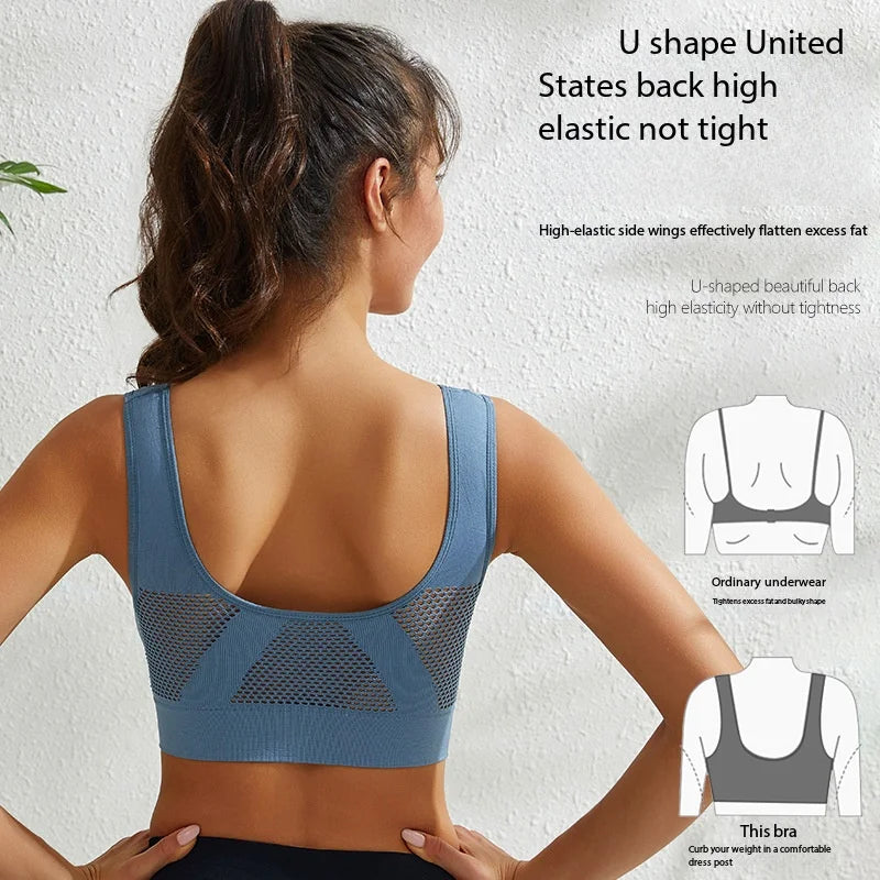 Sujetador deportivo antiimpacto (hasta 5XL)