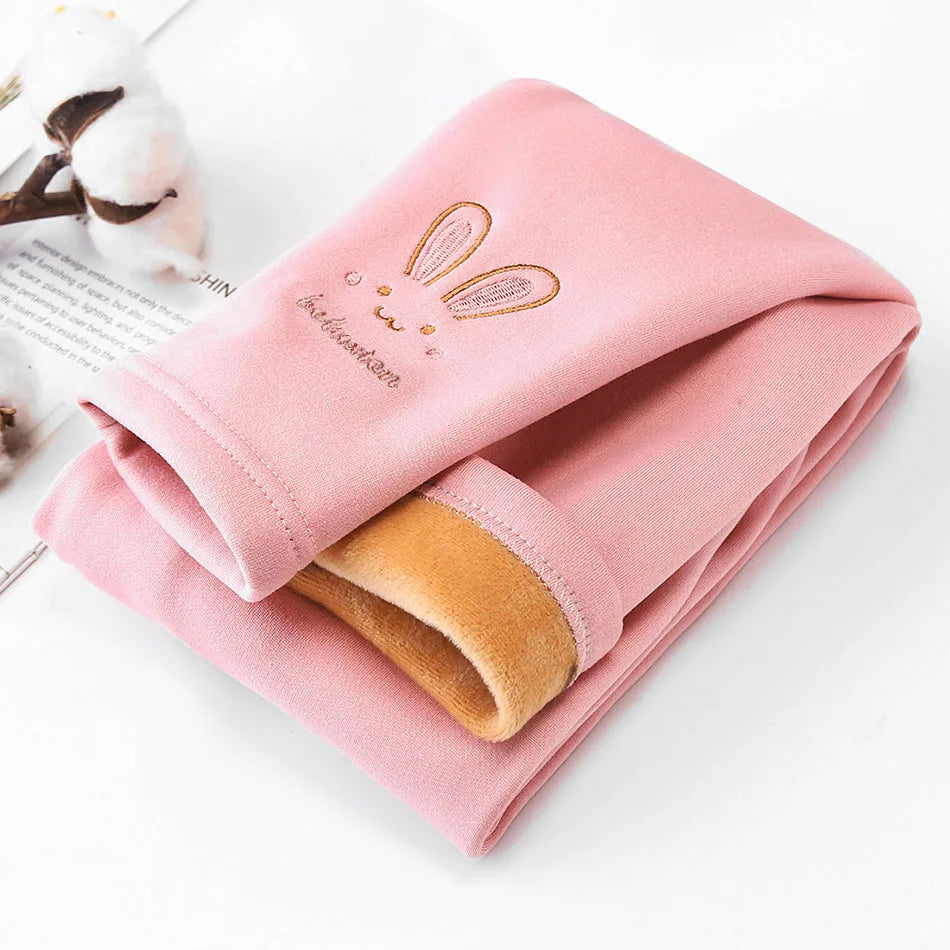 Leggings térmicos con forro polar para niña
