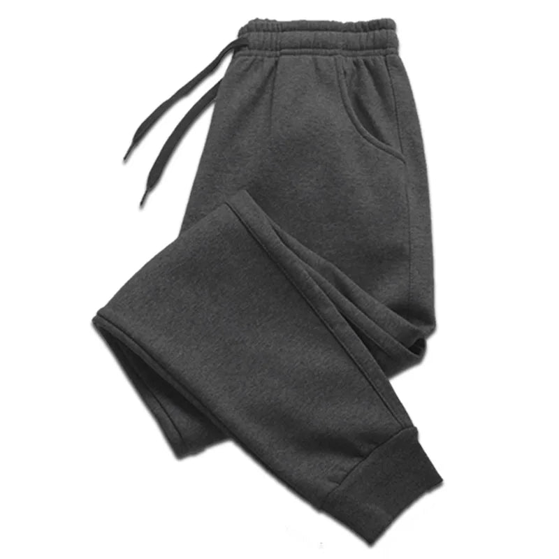 Pantalón jogger deportivo con puños para hombre