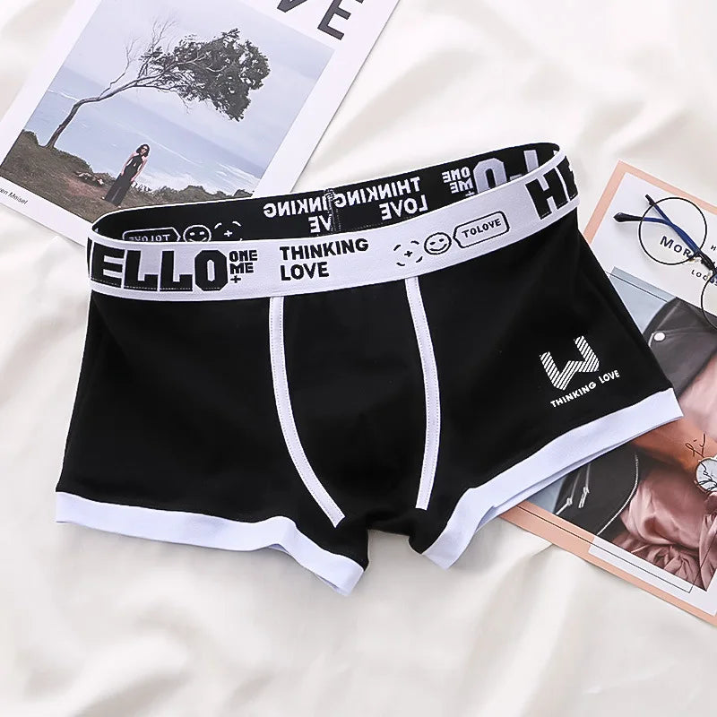Calzoncillo bóxer de algodón para hombre