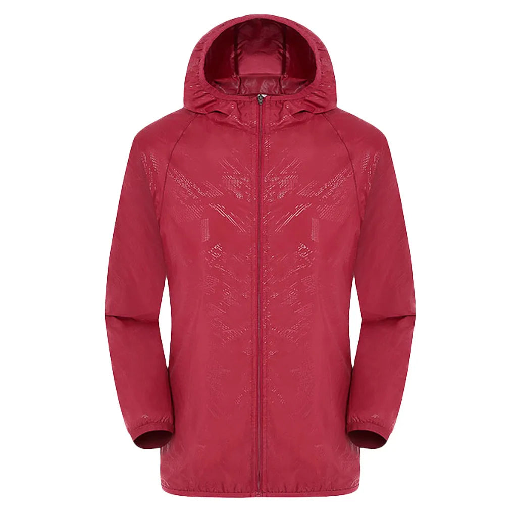 Chaqueta de senderismo impermeable unisex