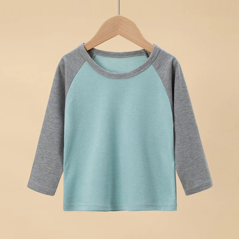 Camisetas infantiles de manga larga (1 o 4 uds)