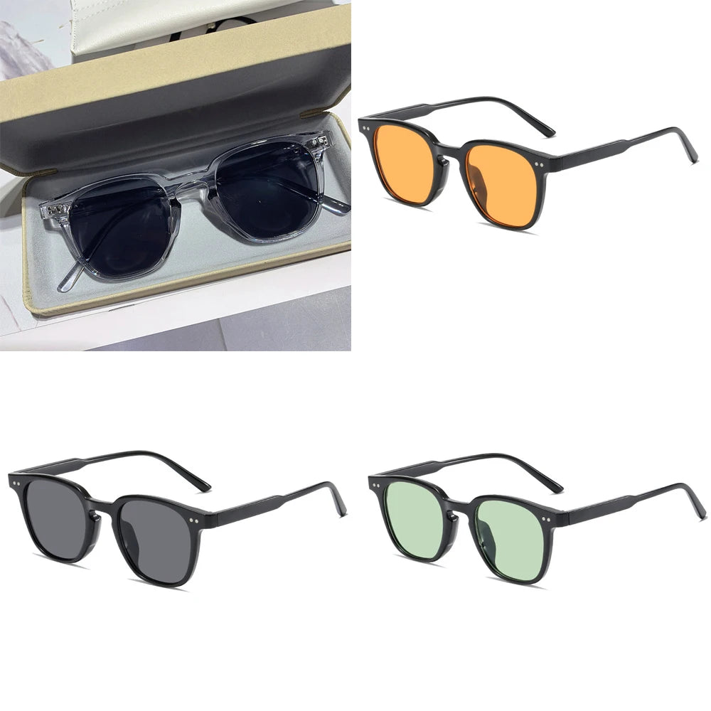 Gafas de sol cuadradas vintage unisex