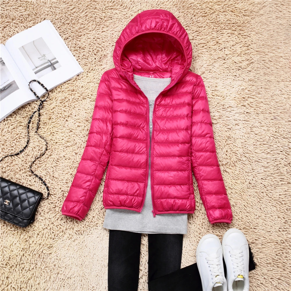 Chaqueta acolchada ultraligera para mujer (tallas grandes)