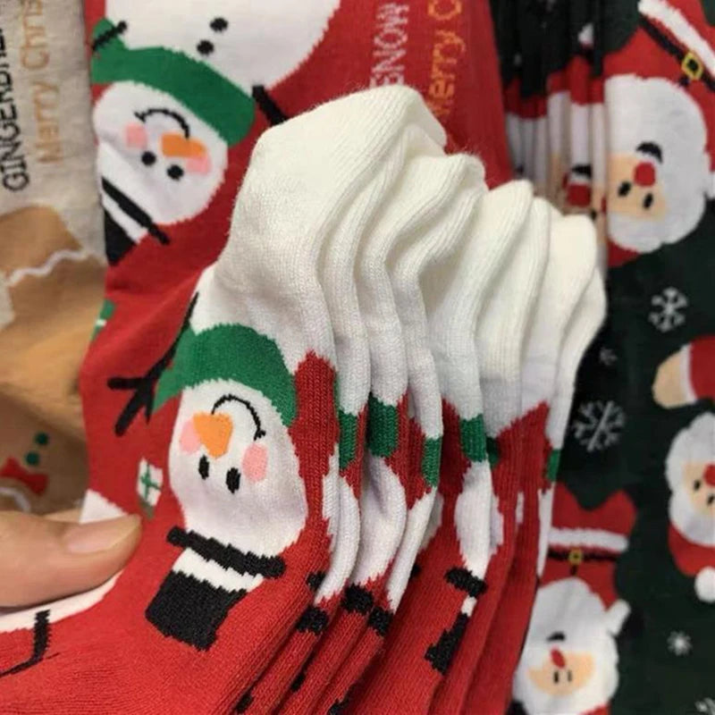 Pack de 4 pares de calcetines navideños