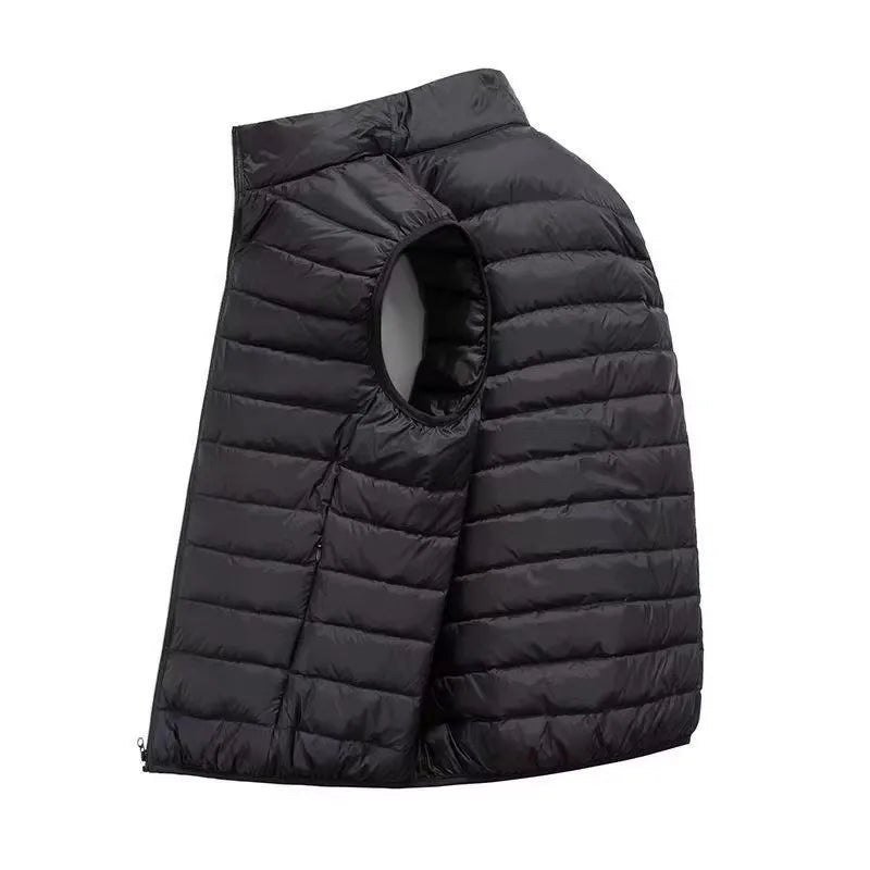 Chaleco acolchado con cuello alto para hombre
