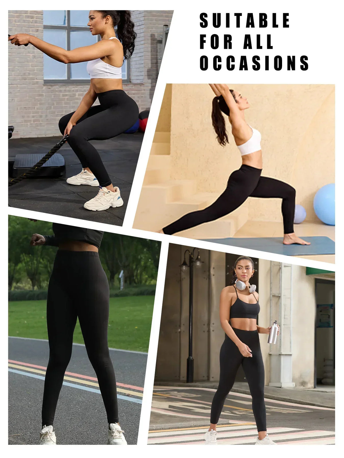 Pack de 2 leggings súper suaves para mujer