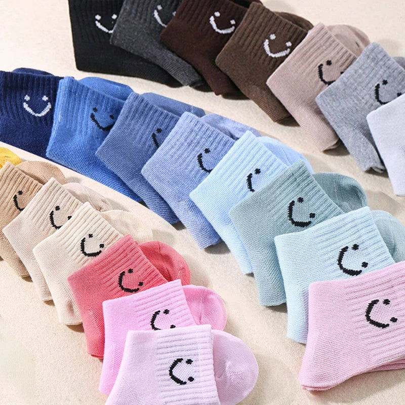 Pack de 10 pares de calcetines infantiles con caritas