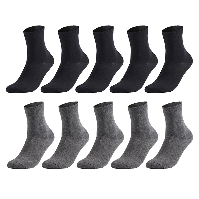 Pack de 10 pares de calcetines de algodón para hombre