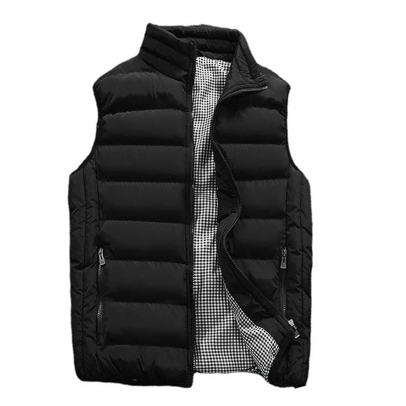 Chaleco cortavientos acolchado para hombre