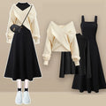 Conjunto elegante de jersey y vestido
