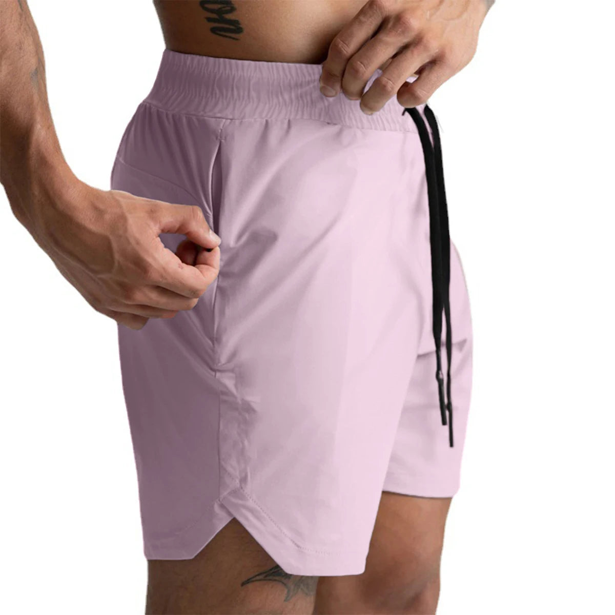 Pantalón corto deportivo de secado rápido para hombre