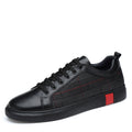 Zapatillas bajas de piel negras para hombre