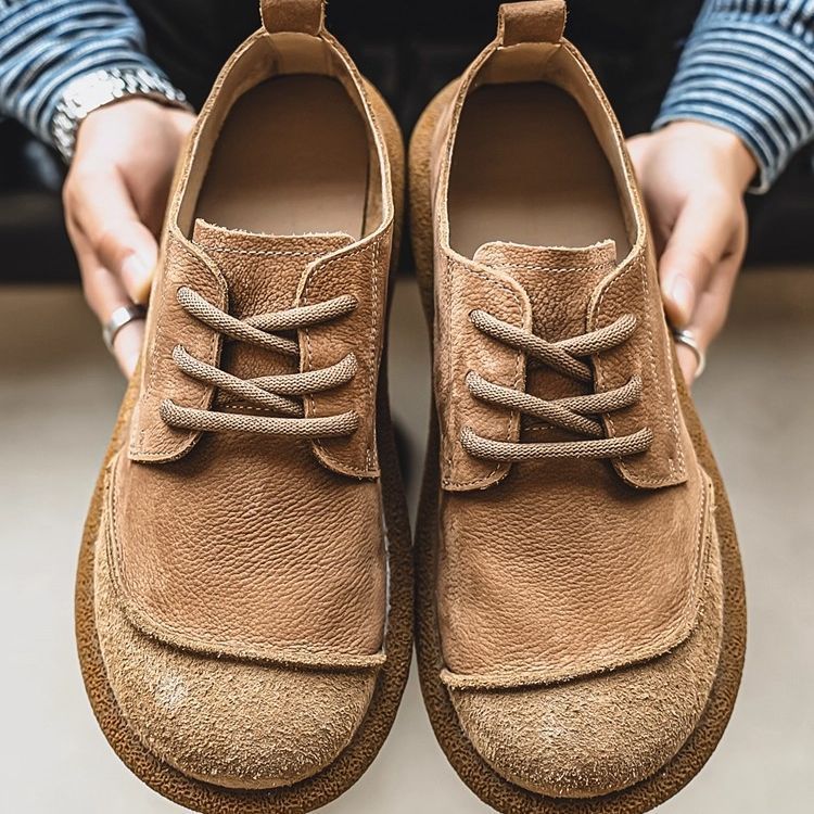 Botas estilo Martin de piel suave para hombre