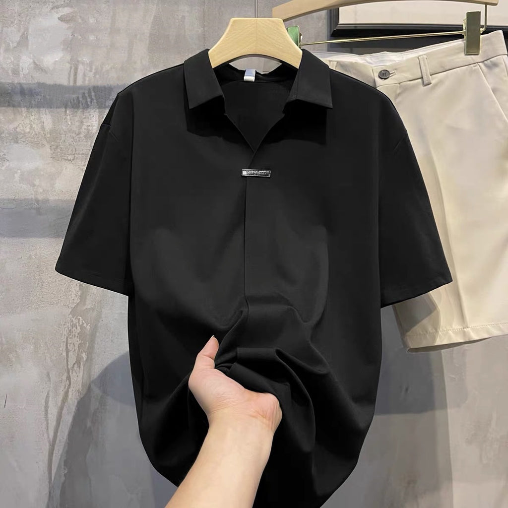 Polo clásico de manga corta para hombre