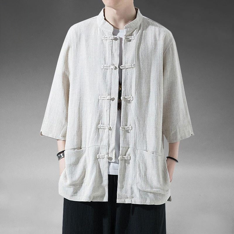 Camisa ligera de estilo oriental