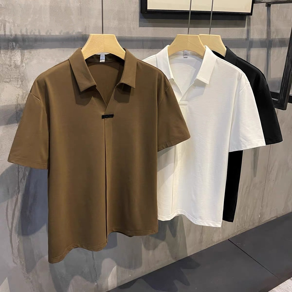 Polo clásico de manga corta para hombre