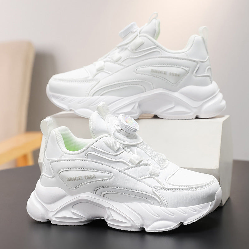 Zapatillas deportivas blancas infantiles