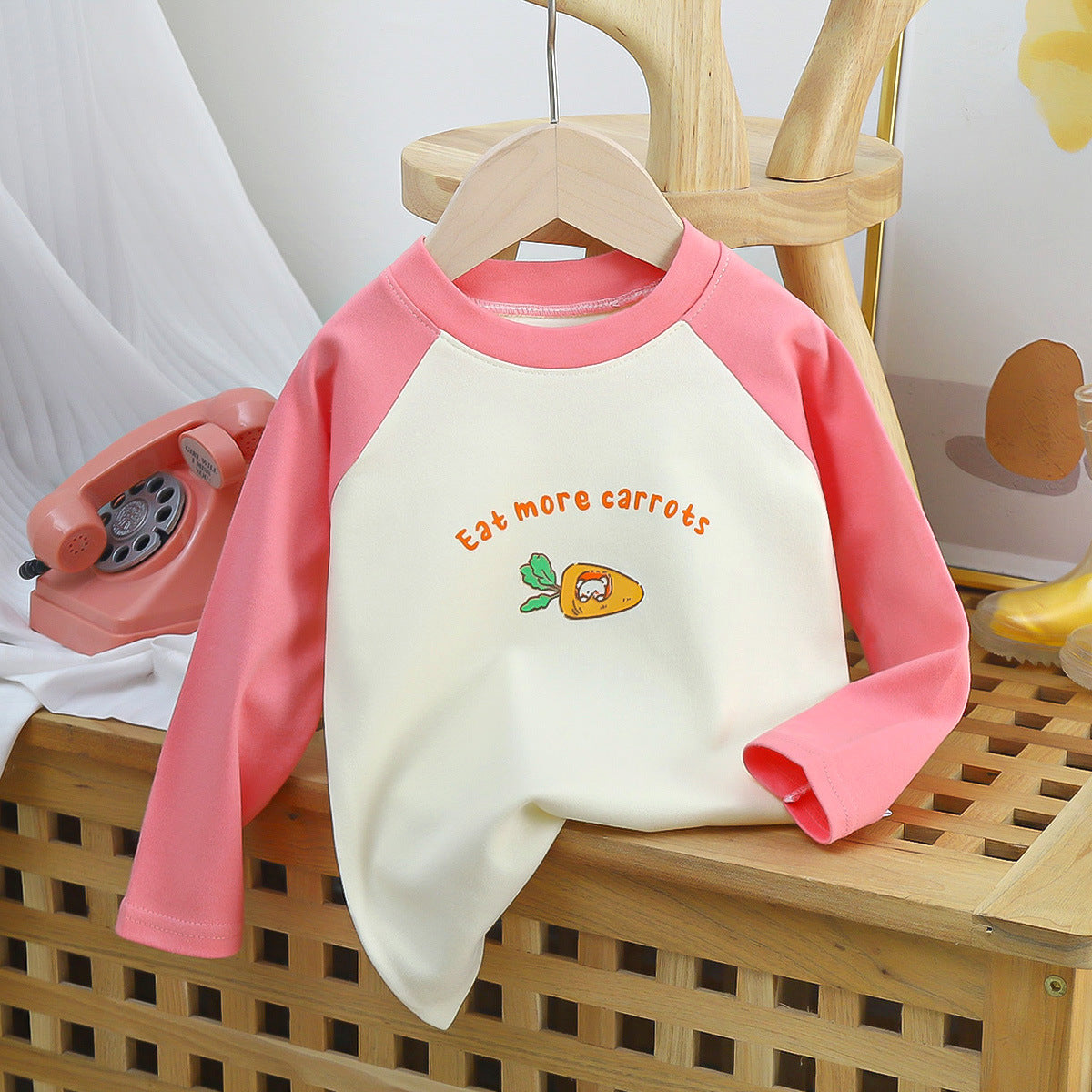 Camiseta infantil de manga larga con dibujos