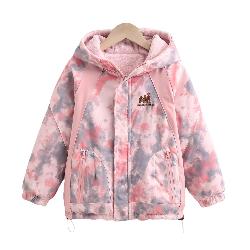 Chaqueta reversible infantil con forro polar