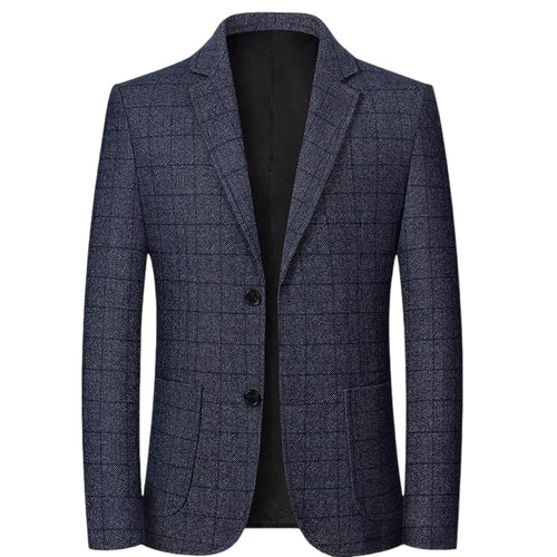 Americana de cuadros para hombre