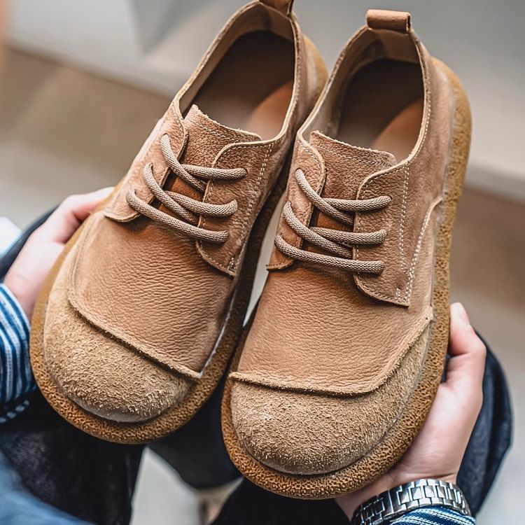 Botas estilo Martin de piel suave para hombre