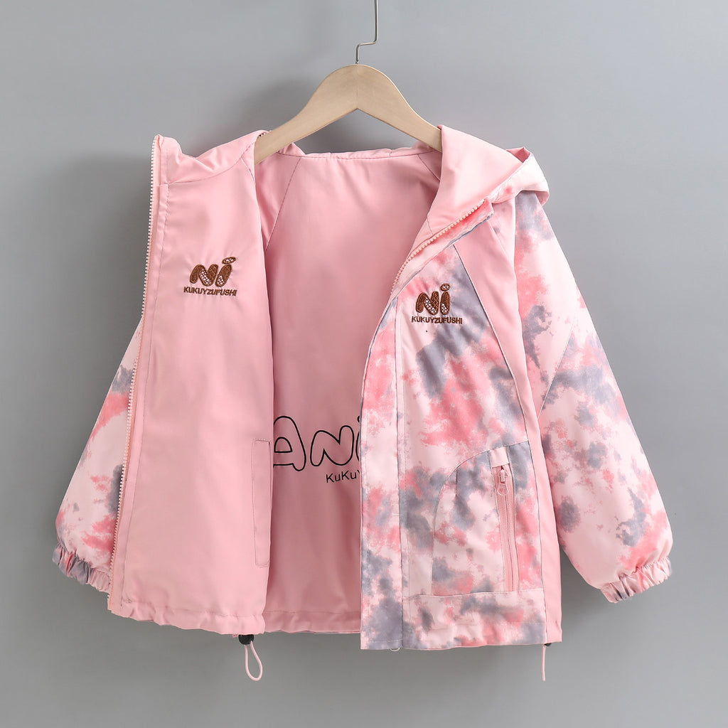 Chaqueta reversible infantil con forro polar