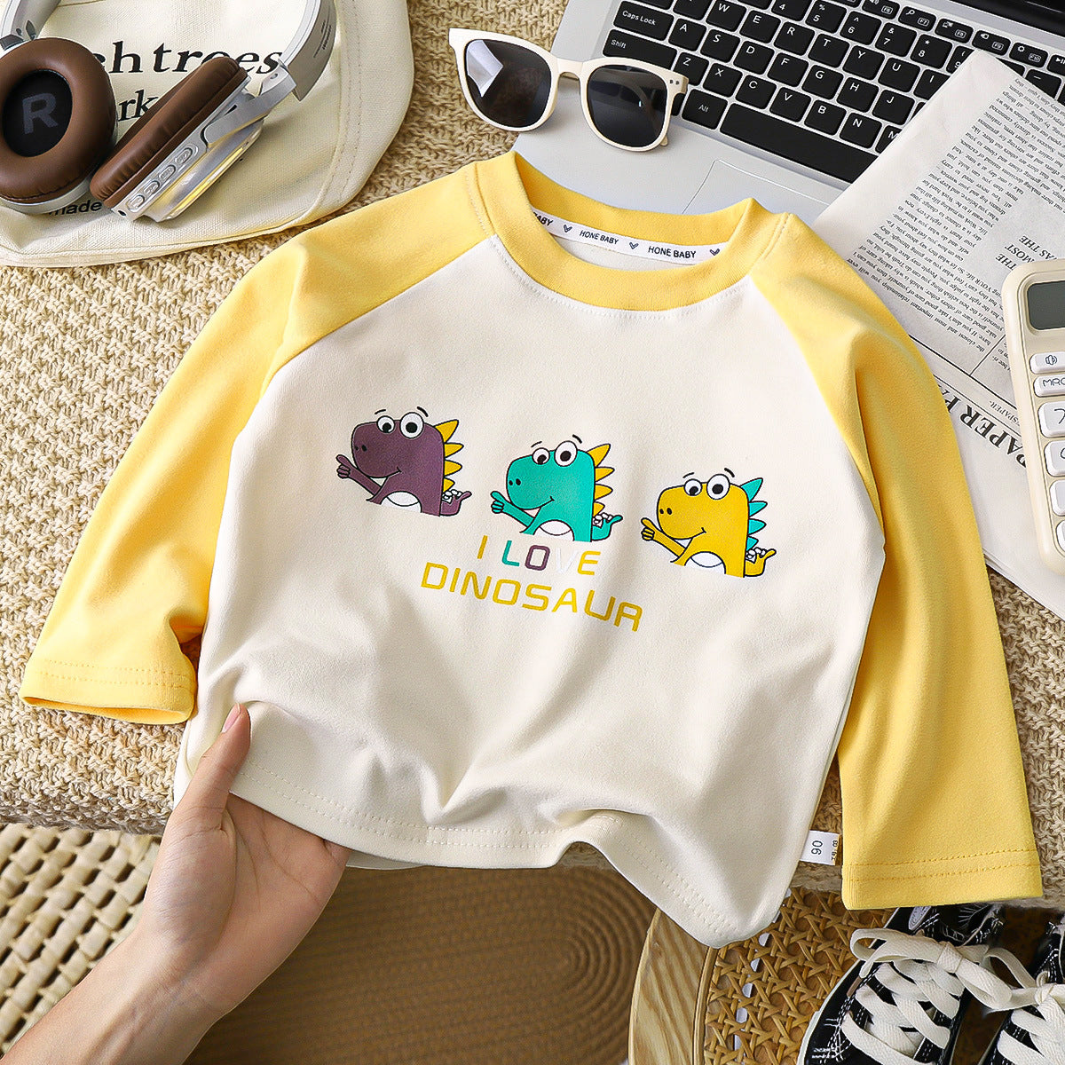 Camiseta infantil térmica de terciopelo